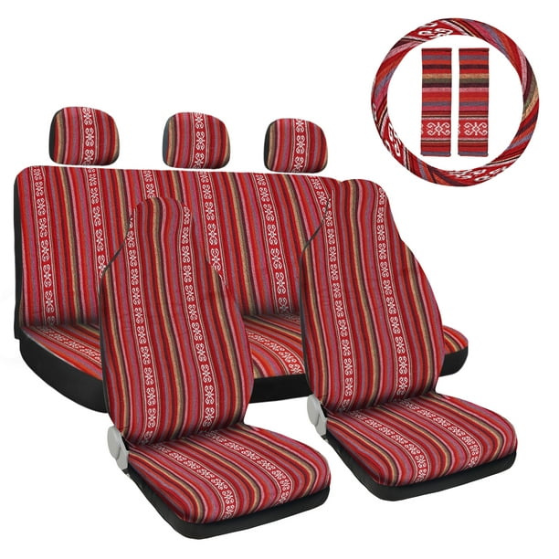 Colorful Seat Covers for Car Front Seat Bohemian Style Seat Covers Universal Fit